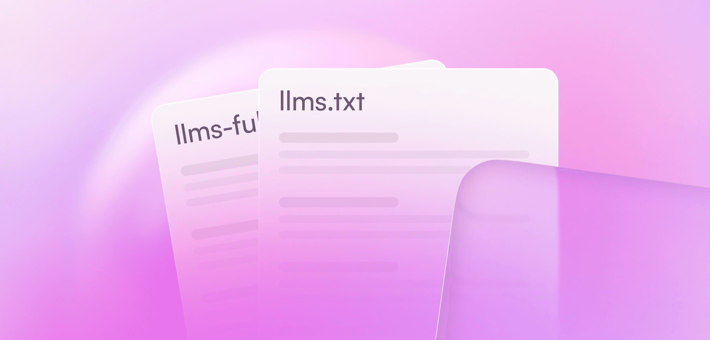 Interface for generating an llms.txt file to make websites AI-crawler friendly